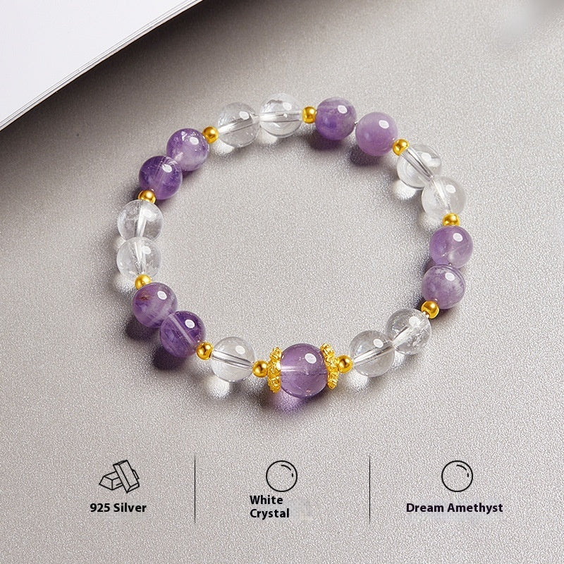 Amethyst Lucky Beads Bracelet - For Healing