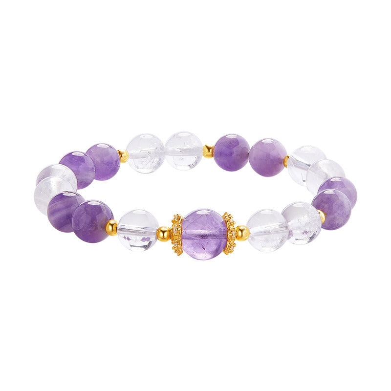 Amethyst Lucky Beads Bracelet - For Healing