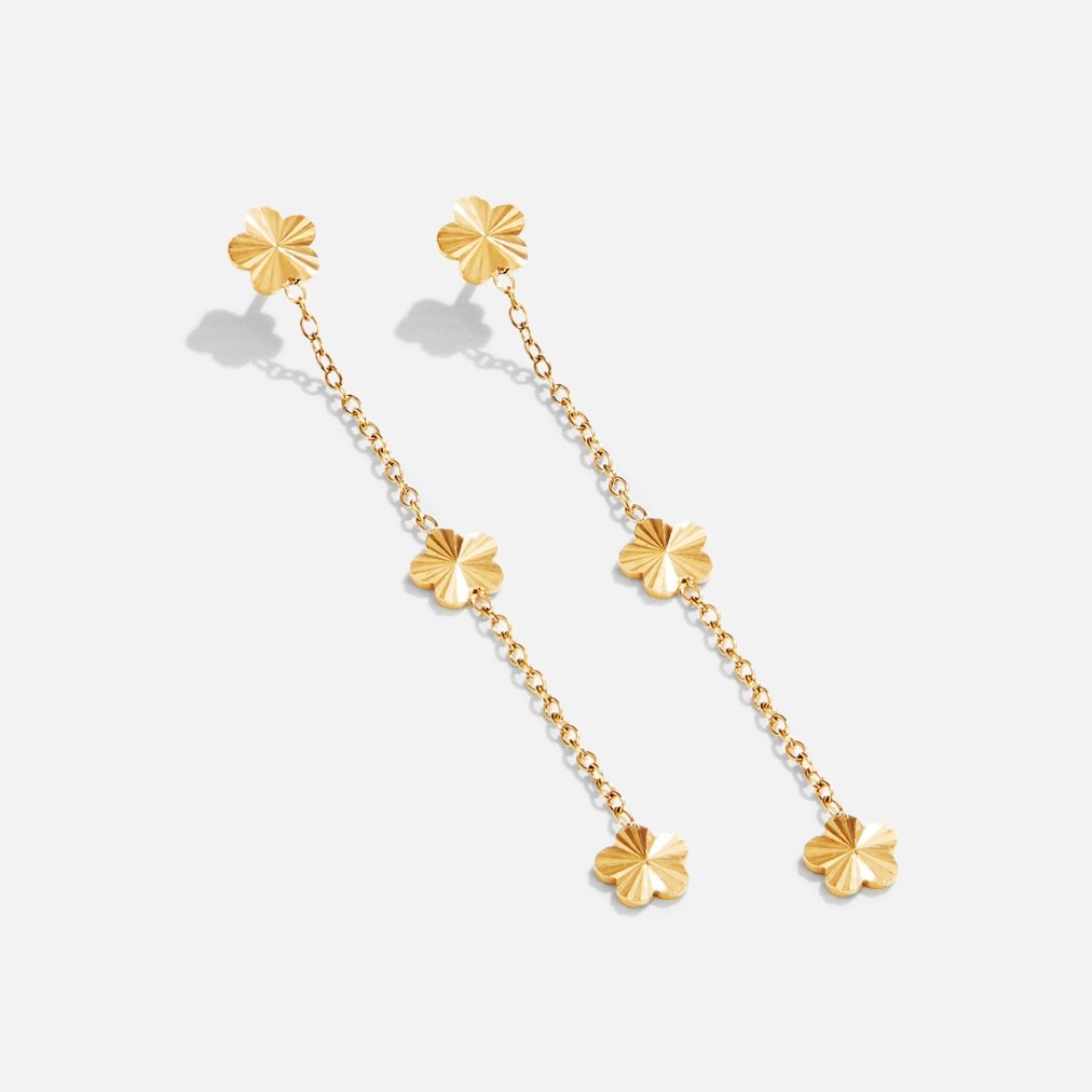 Flower Power Petal Drop Earrings