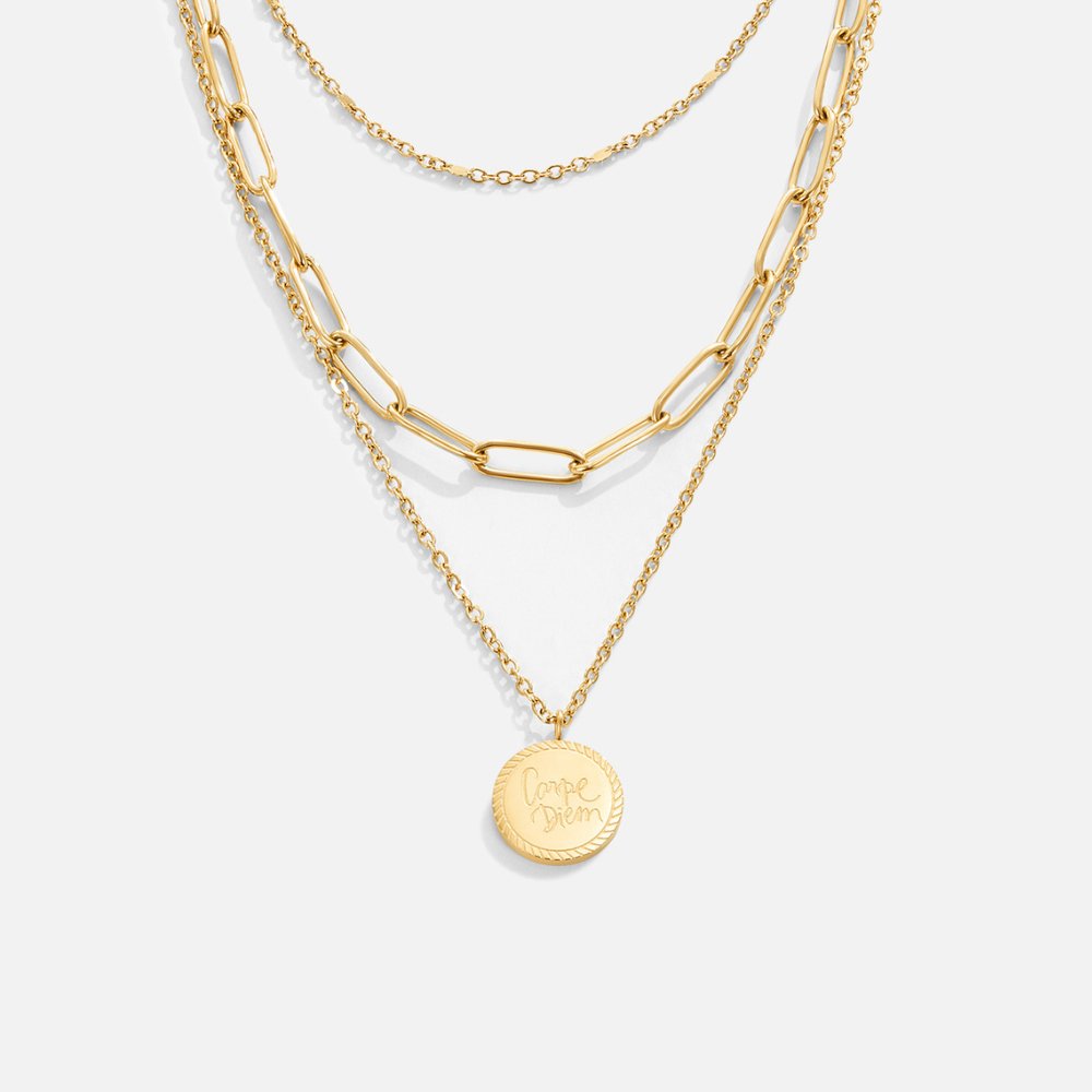 Janie Coin Layered Necklace