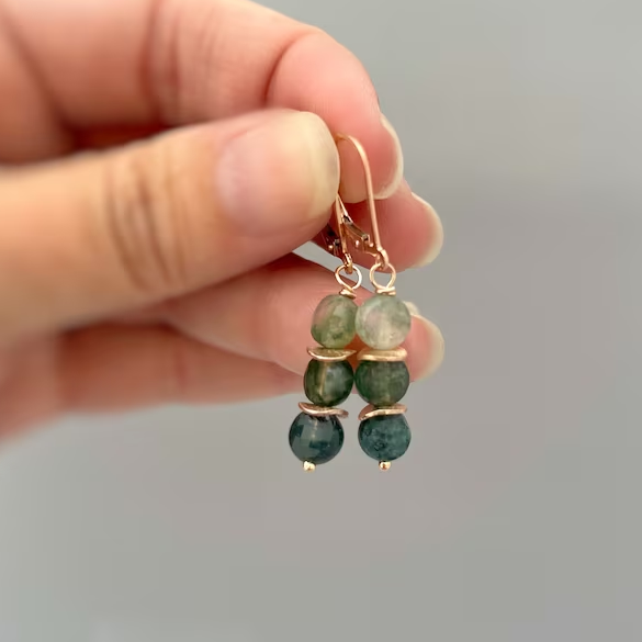 Vintage Green Stones
