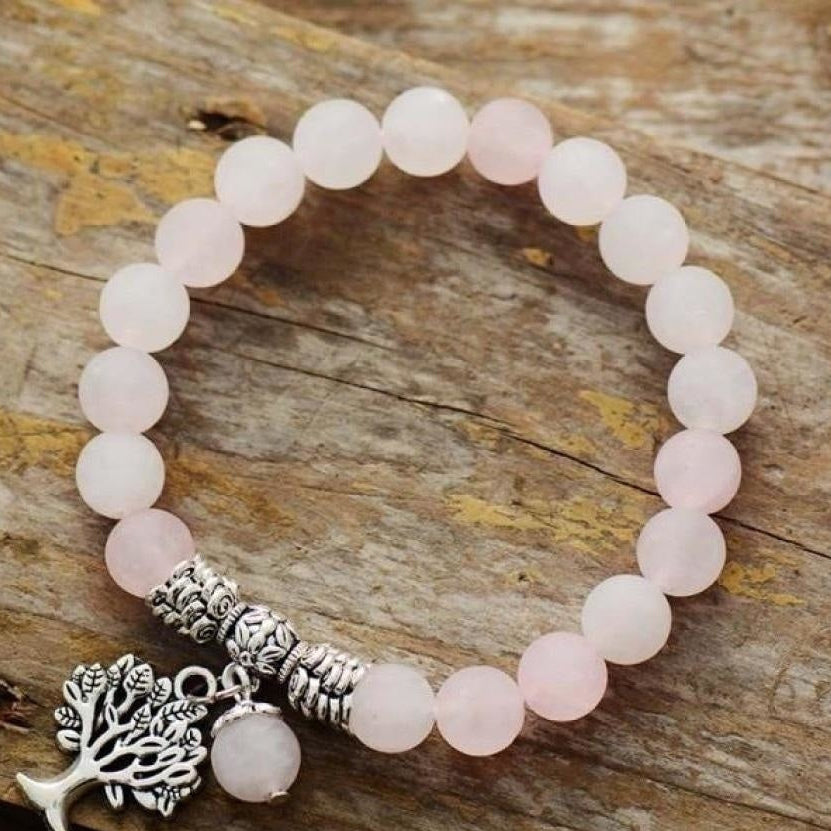 Natural Amazonite Tree Of Life Bead Bracelet™