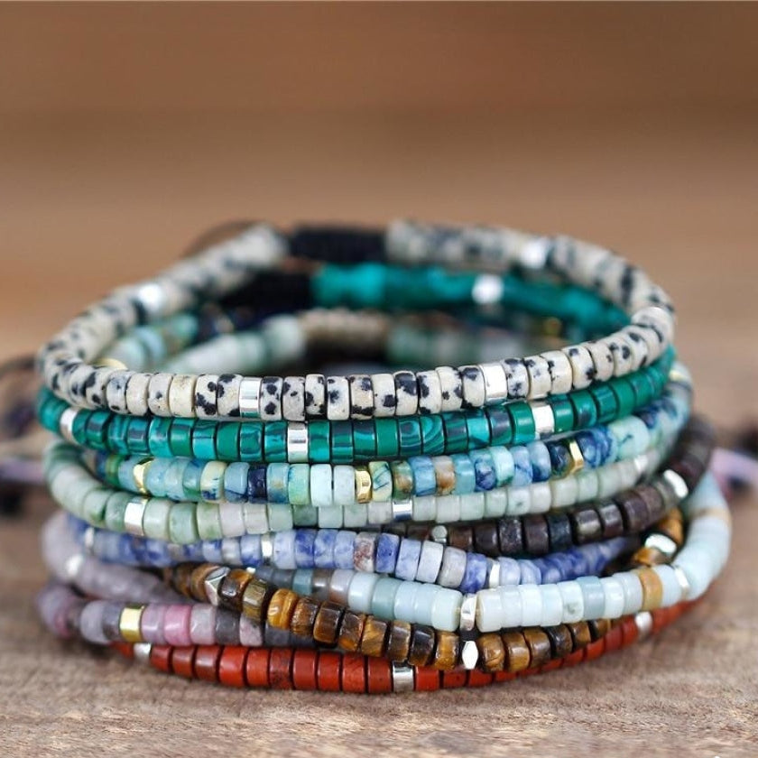 Natural Stone Boho Bead Bracelets™
