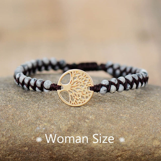Tree of Life Jasper Bracelet