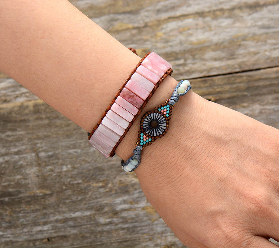 Pink Opal Bracelet
