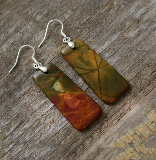 Jasper Stone Earrings