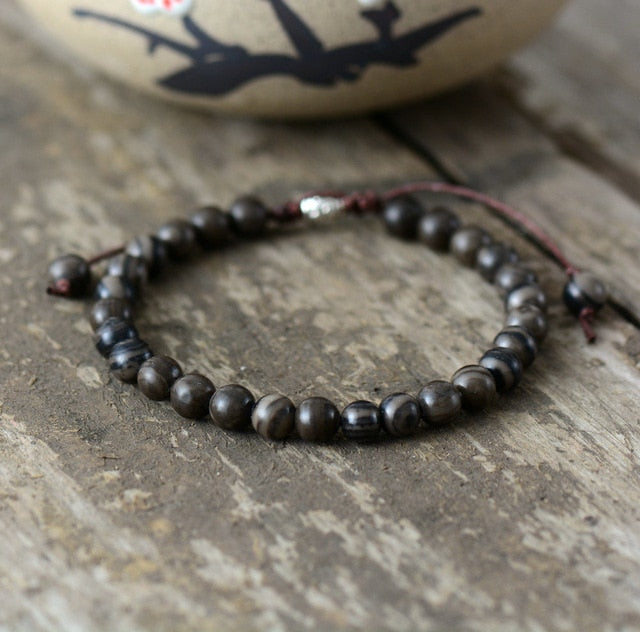 Jasper Beaded Bracelet