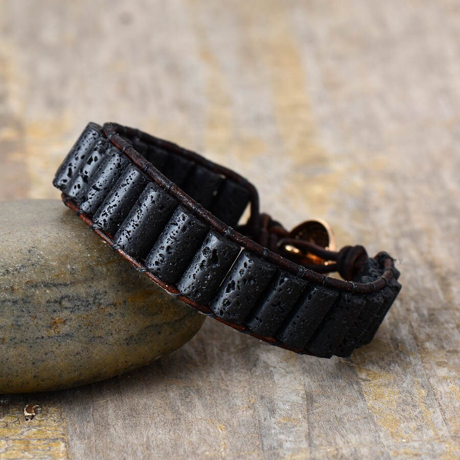 Black Lava Bracelet