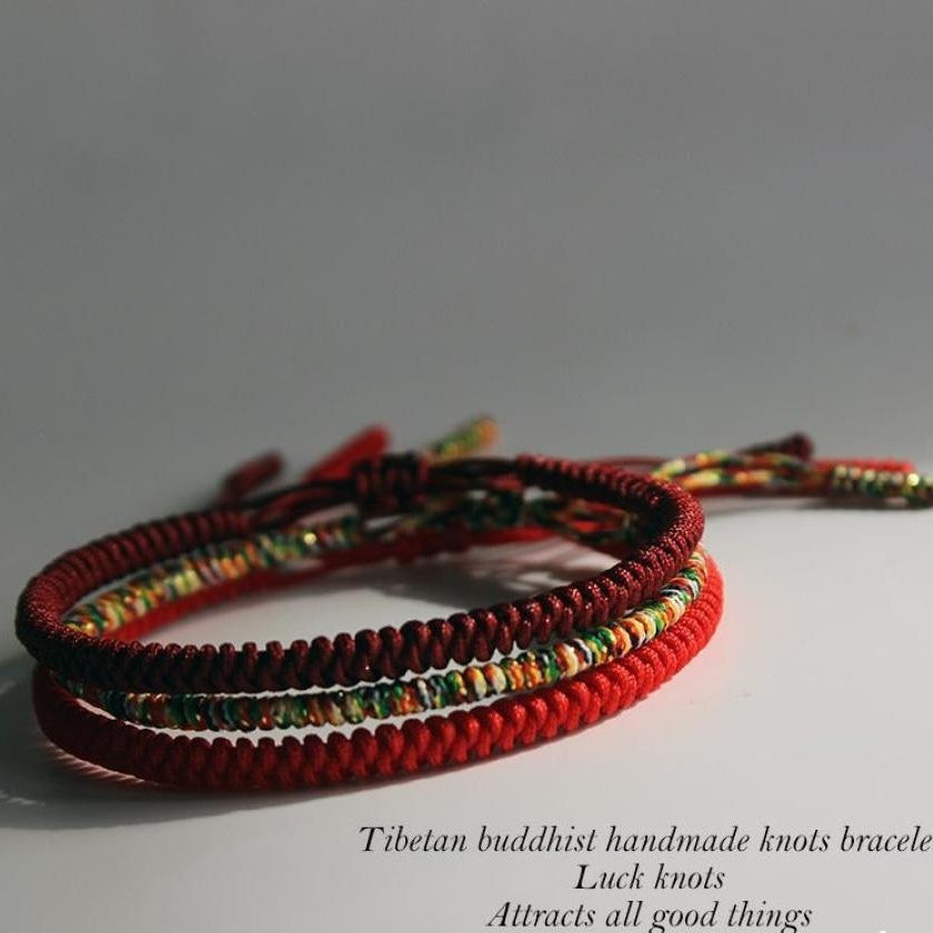 Tibetan Buddhist Handmade Lucky Knots Bracelet™