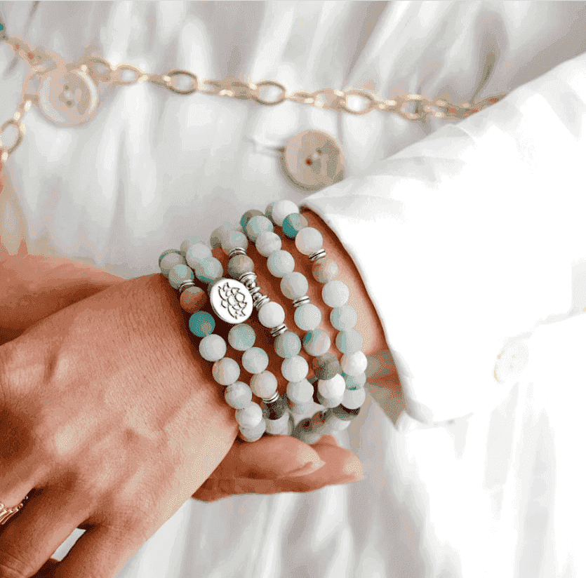 108 Natural Matte Amazonite Stone Mala Prayer Beads™