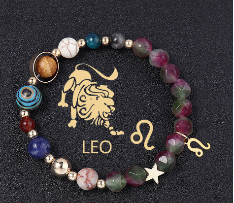 Handcrafted Zodiac Gemstone Balance Bracelet for Women