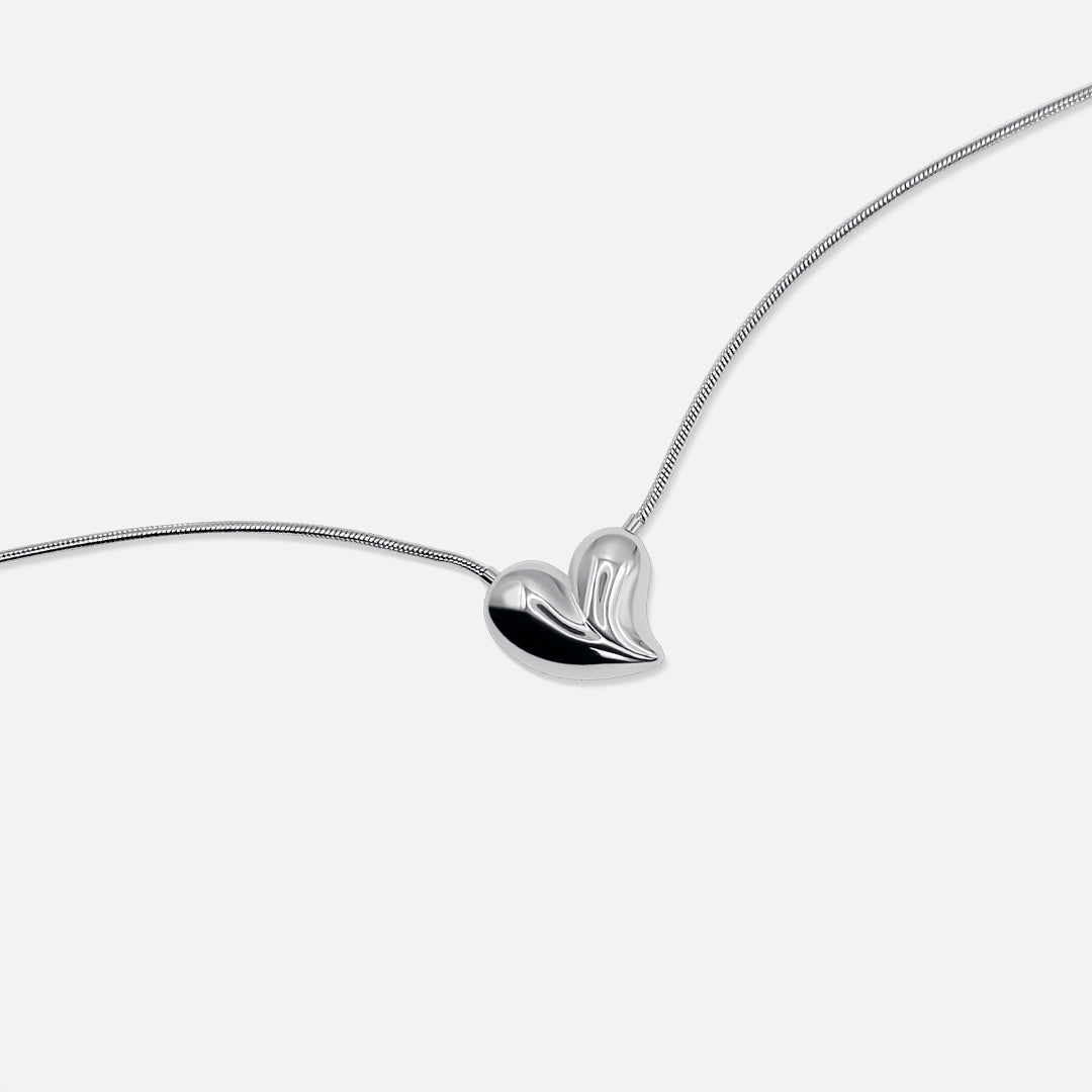 Sweetheart Necklace - Silver