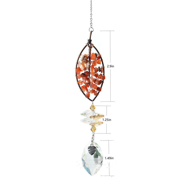 Handcrafted Crystal Tree of Life Suncatchers Ornament by Tinkers for Harmony