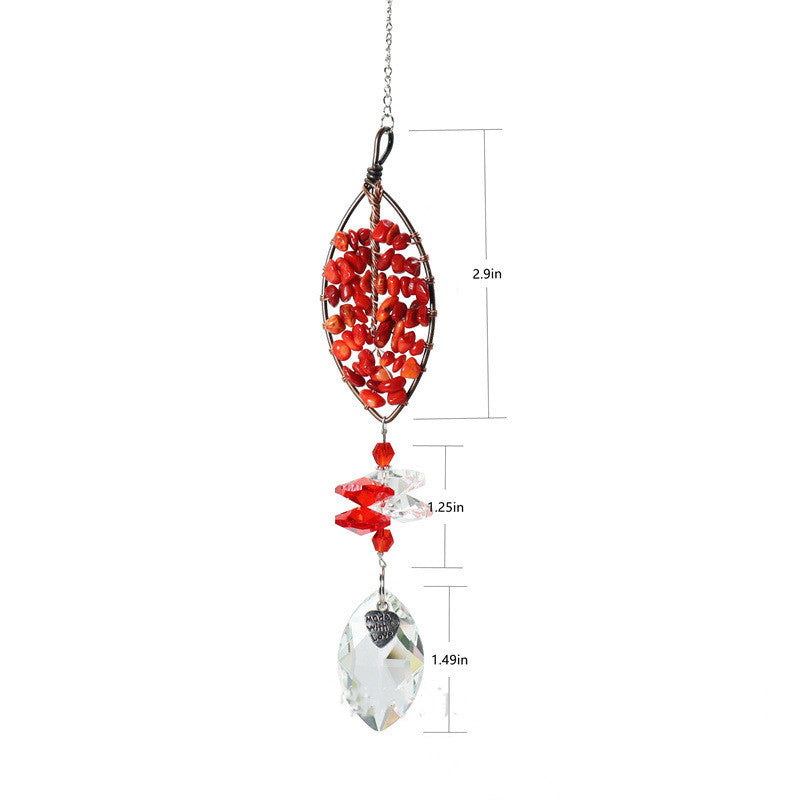 Handcrafted Crystal Tree of Life Suncatchers Ornament by Tinkers for Harmony
