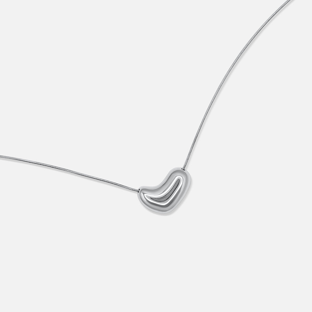 Pebble Necklace - Silver