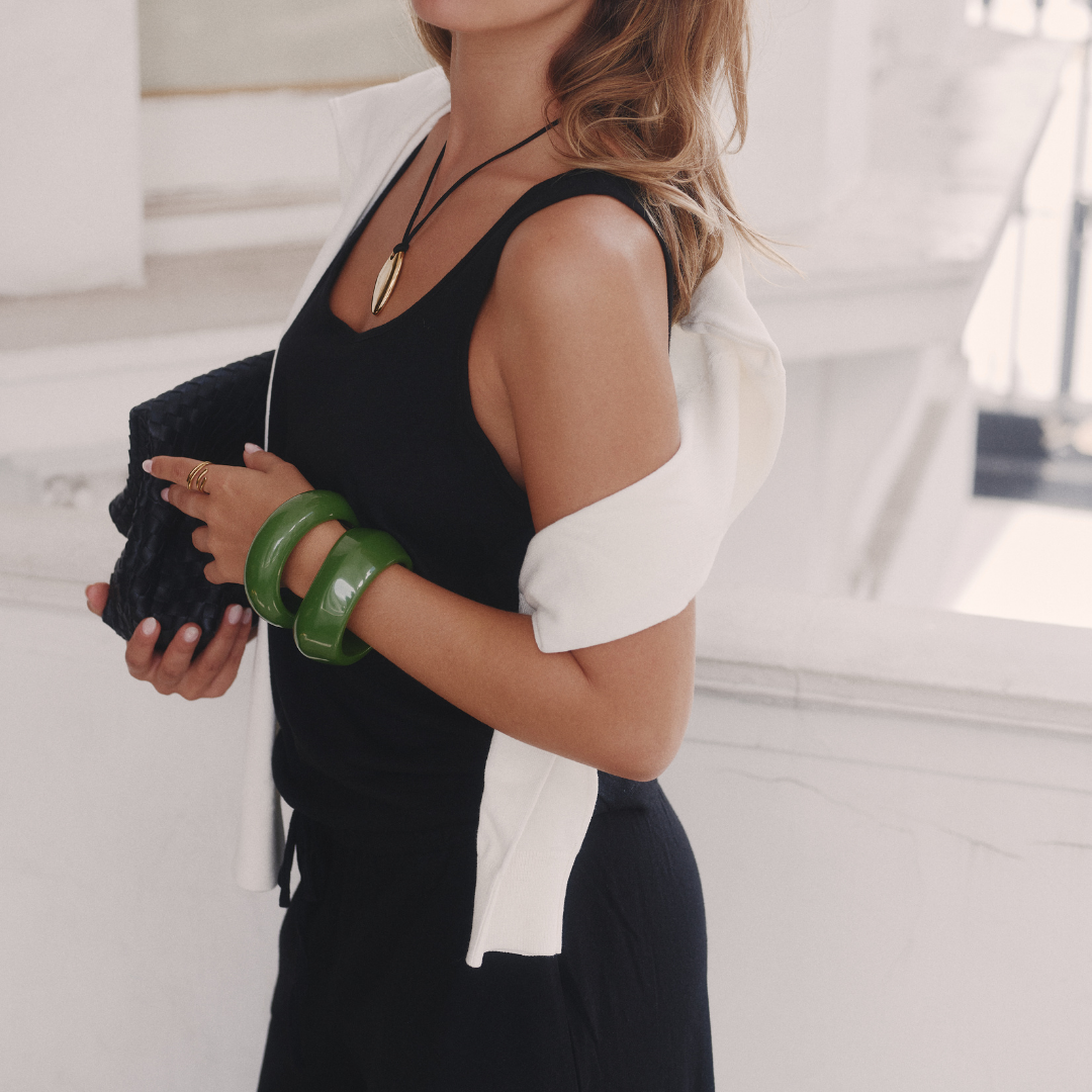 AVOCADO ROUNDED BANGLE