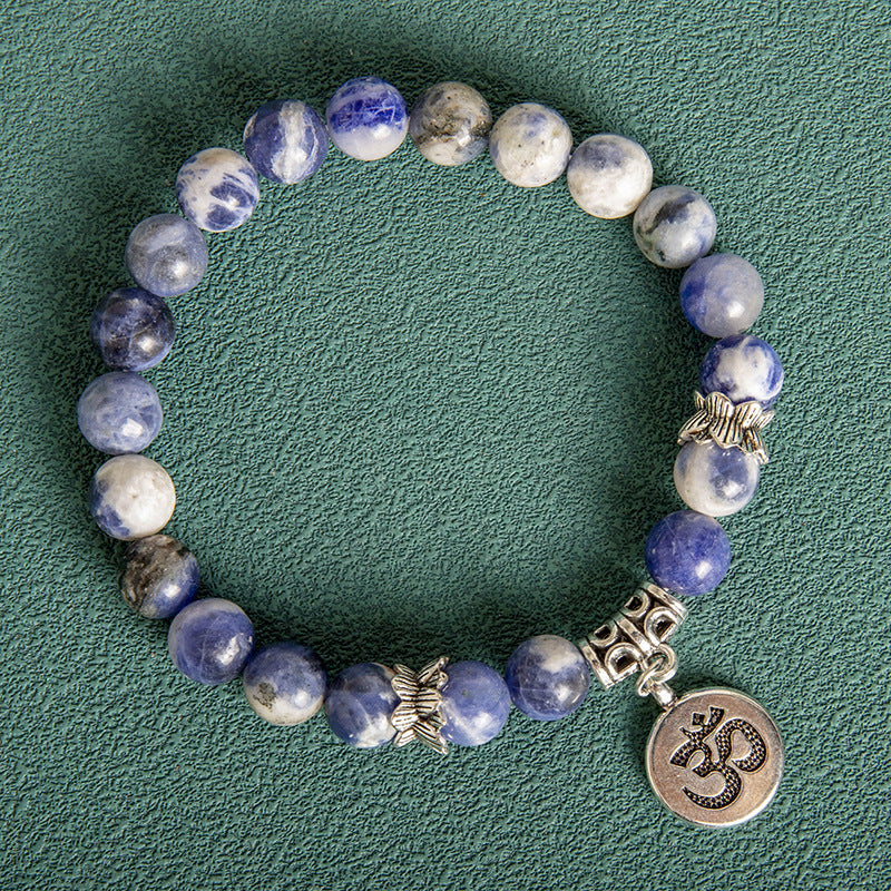 Natural Indian Agate Bracelet for Men