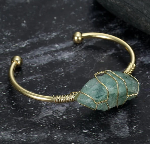 Asgard Crafted Natural Gemstone Bangle Jewelry Line