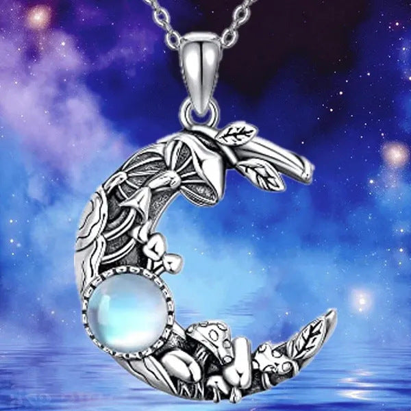 Bohemian Moon Pendant For Men And Women Alloy Necklace