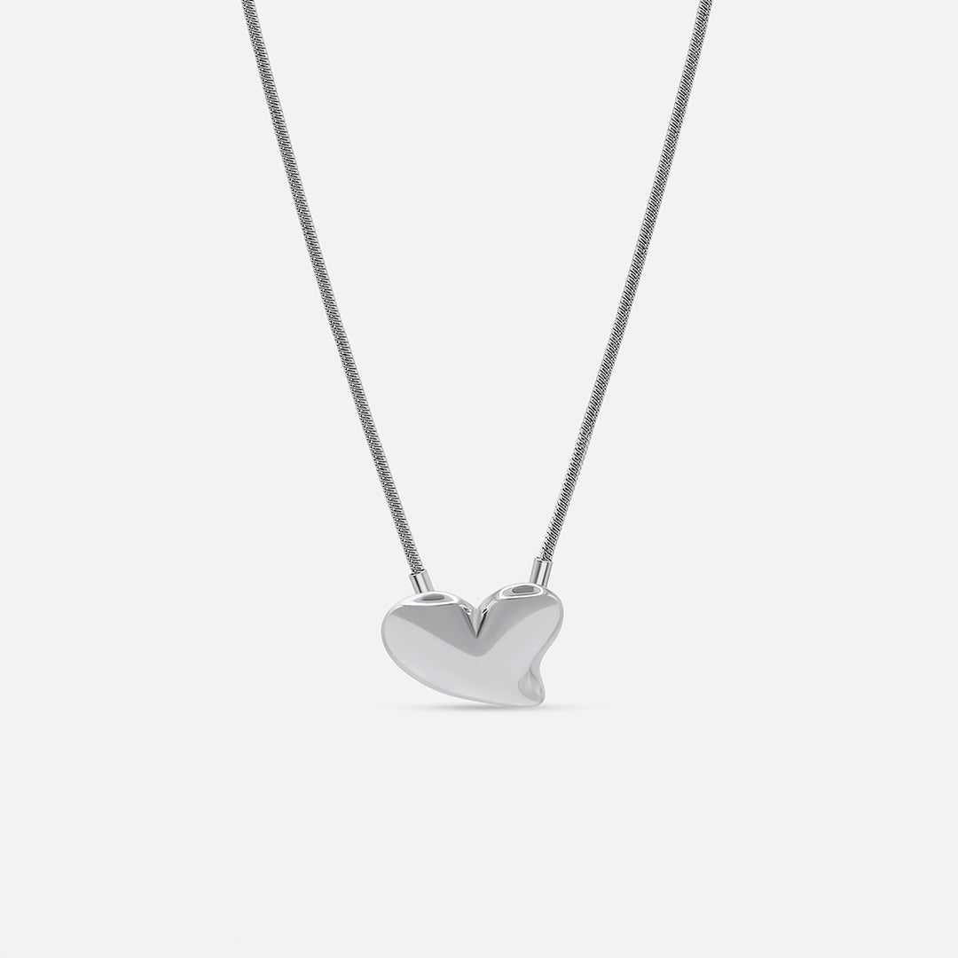 Sweetheart Necklace - Silver