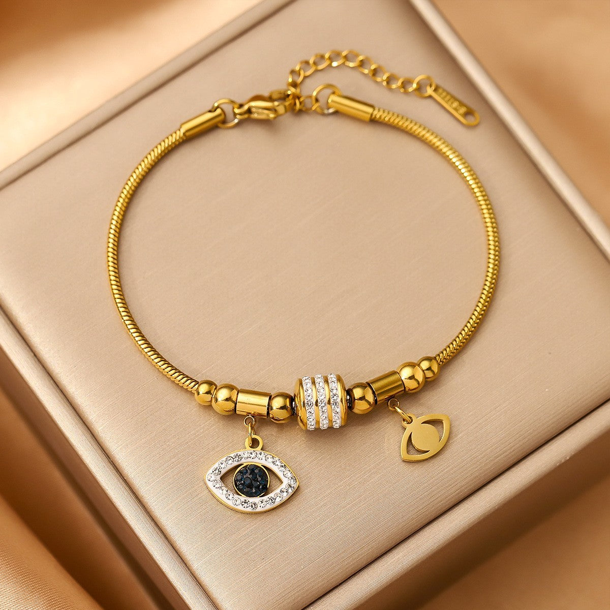 Stainless Steel Bracelet 18K Vacuum Plating Electroplated