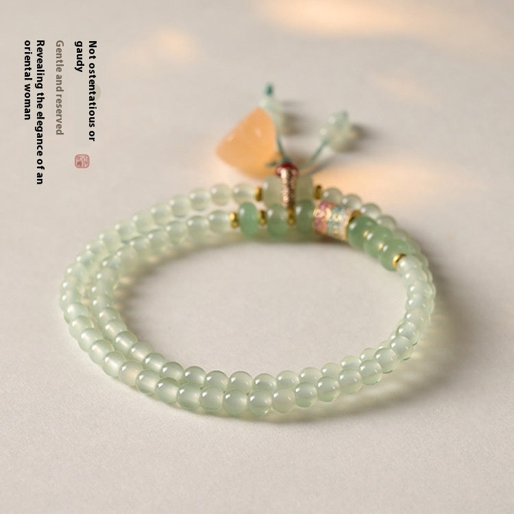 New Chinese Style Beaded Lucky Bamboo Bracelet For Women