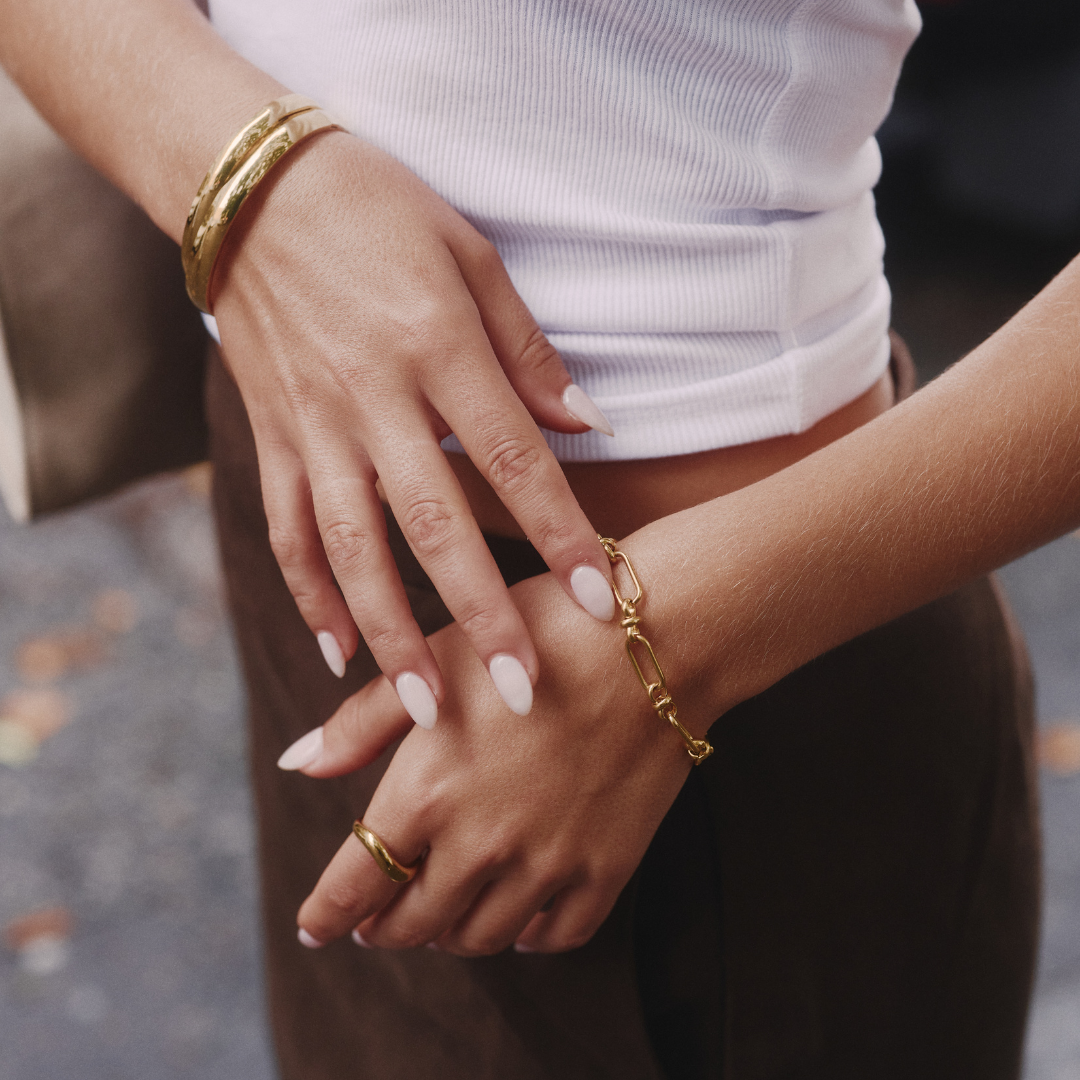 PAPERCLIP BRACELET - GOLD