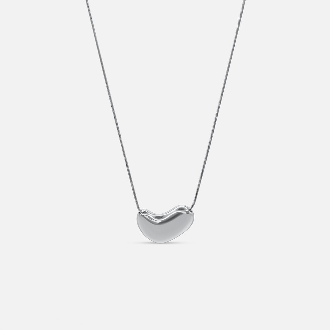 Pebble Necklace - Silver