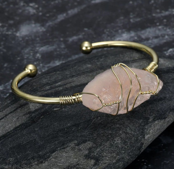 Asgard Crafted Natural Gemstone Bangle Jewelry Line