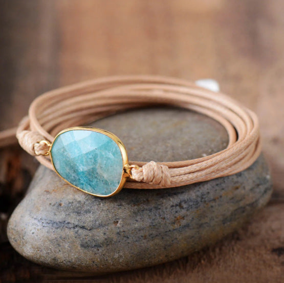 Labradorite Boho Bracelet - Aura Balance