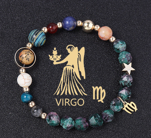 Natural Stone Twelve Constellations Bracelet Exclusive