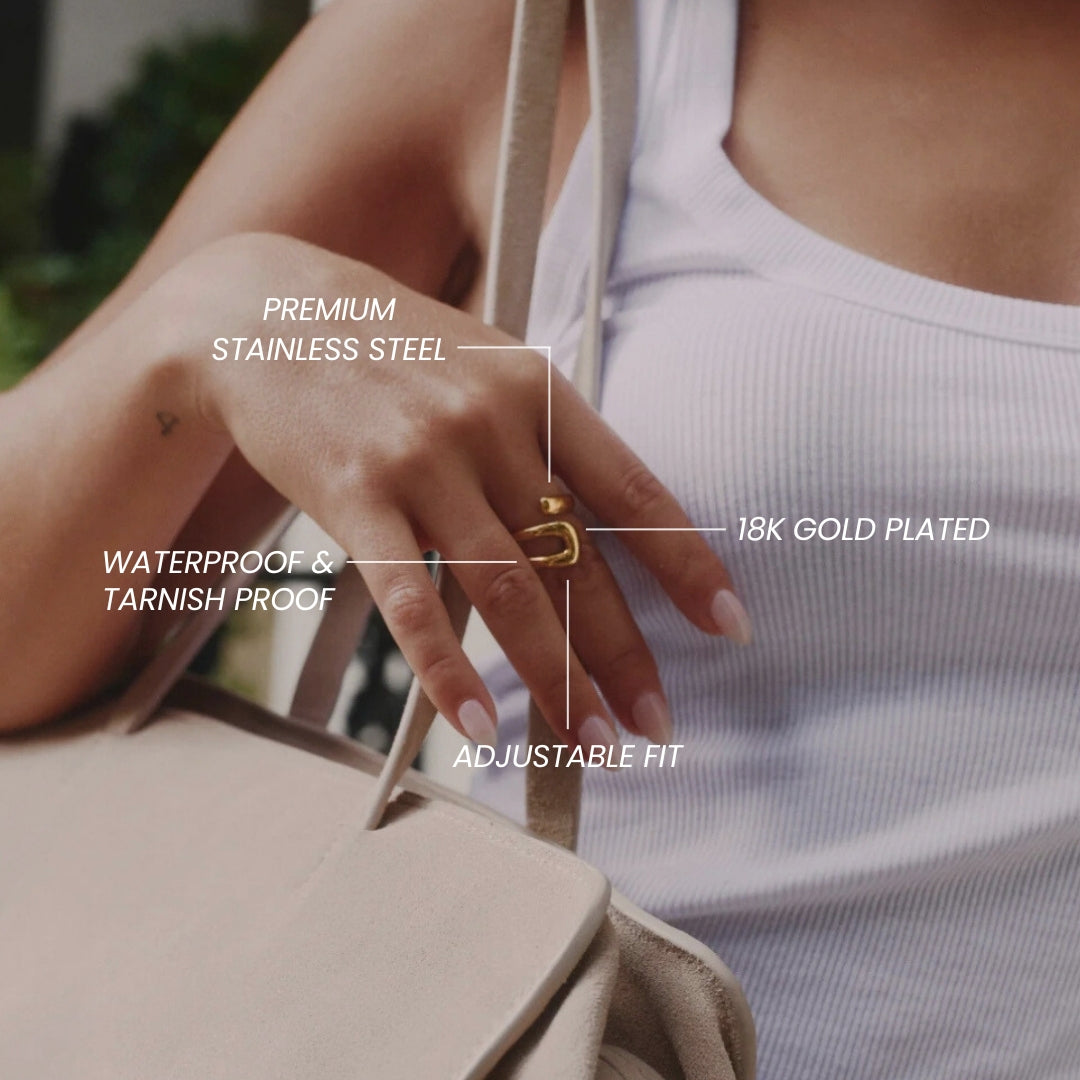 ADJUSTABLE SCULPTURAL RING