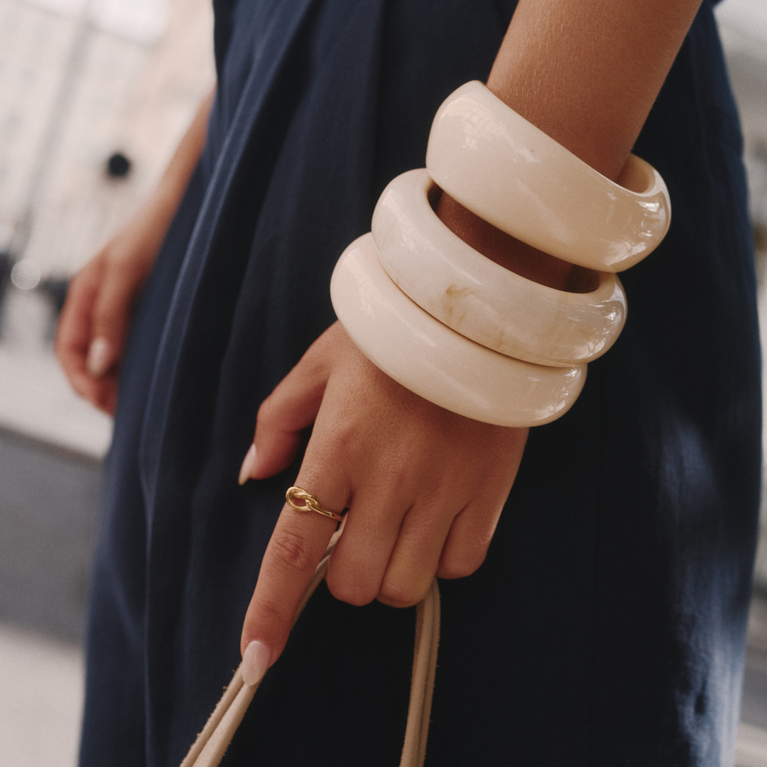 LATTE ROUNDED BANGLE