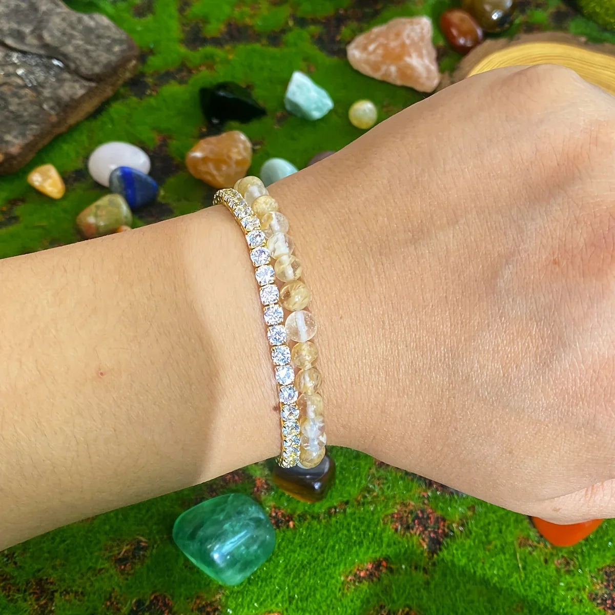Citrine Bracelet Prosperity Optimism Happiness Gift