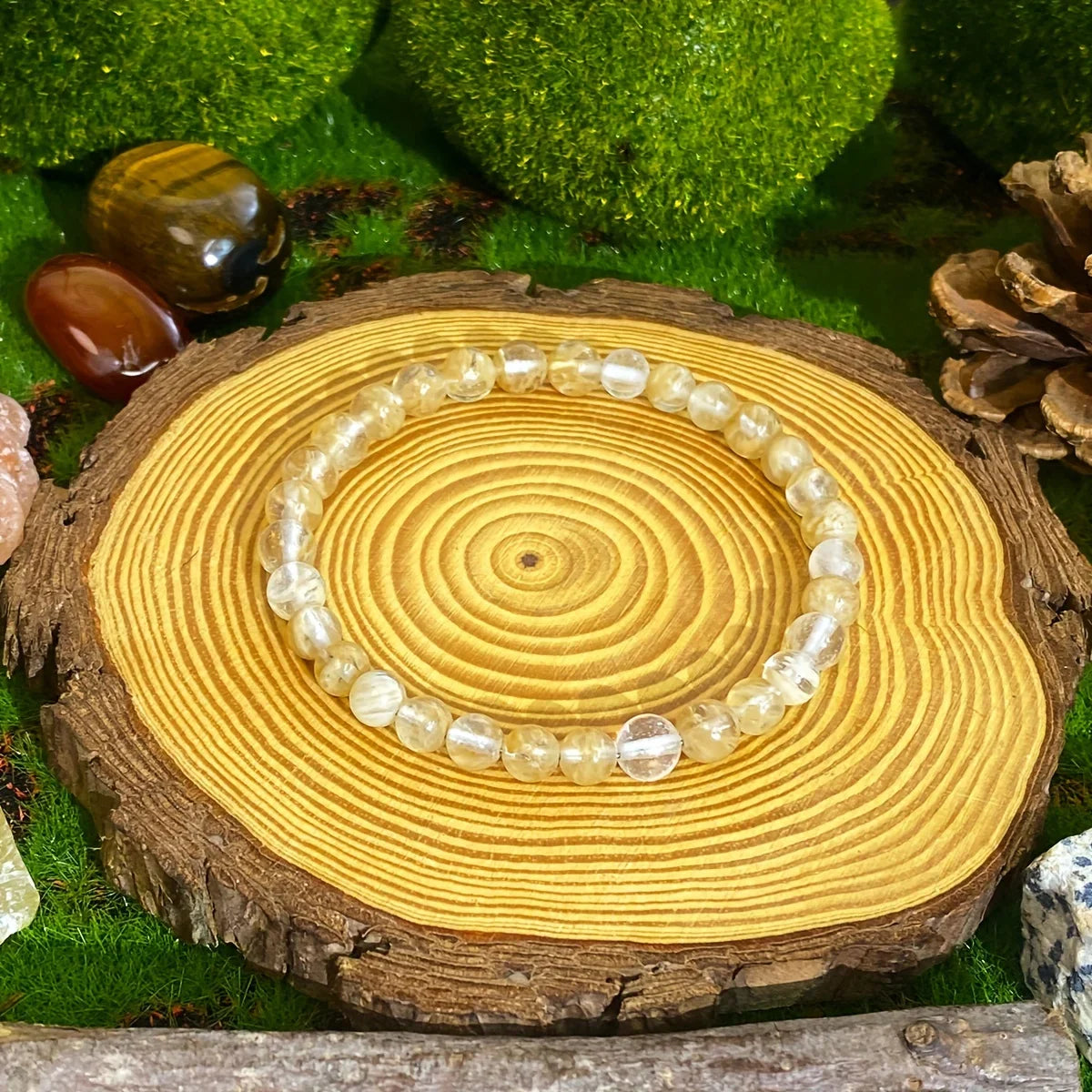 Citrine Bracelet Prosperity Optimism Happiness Gift