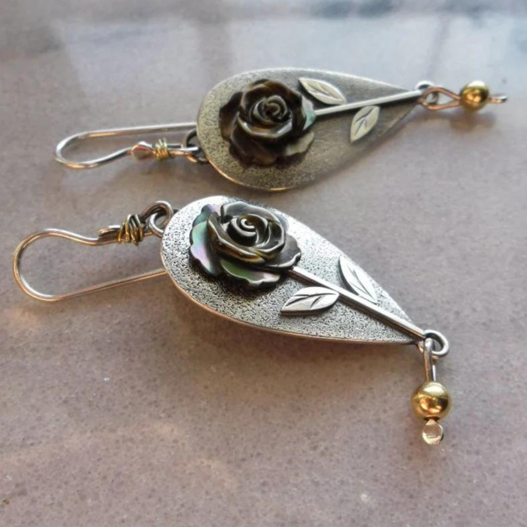 Silver Boho Rose