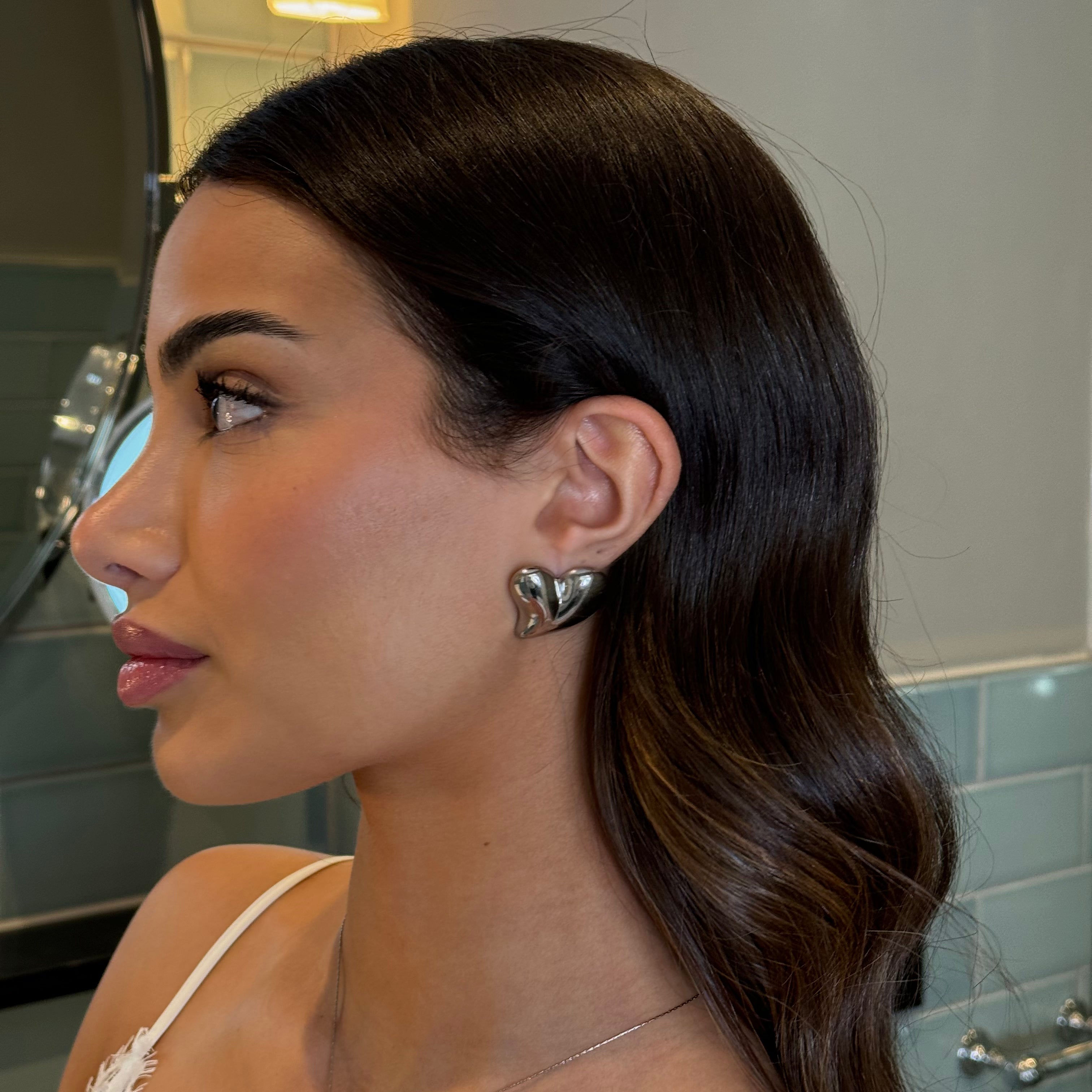 Lover Earrings - Silver