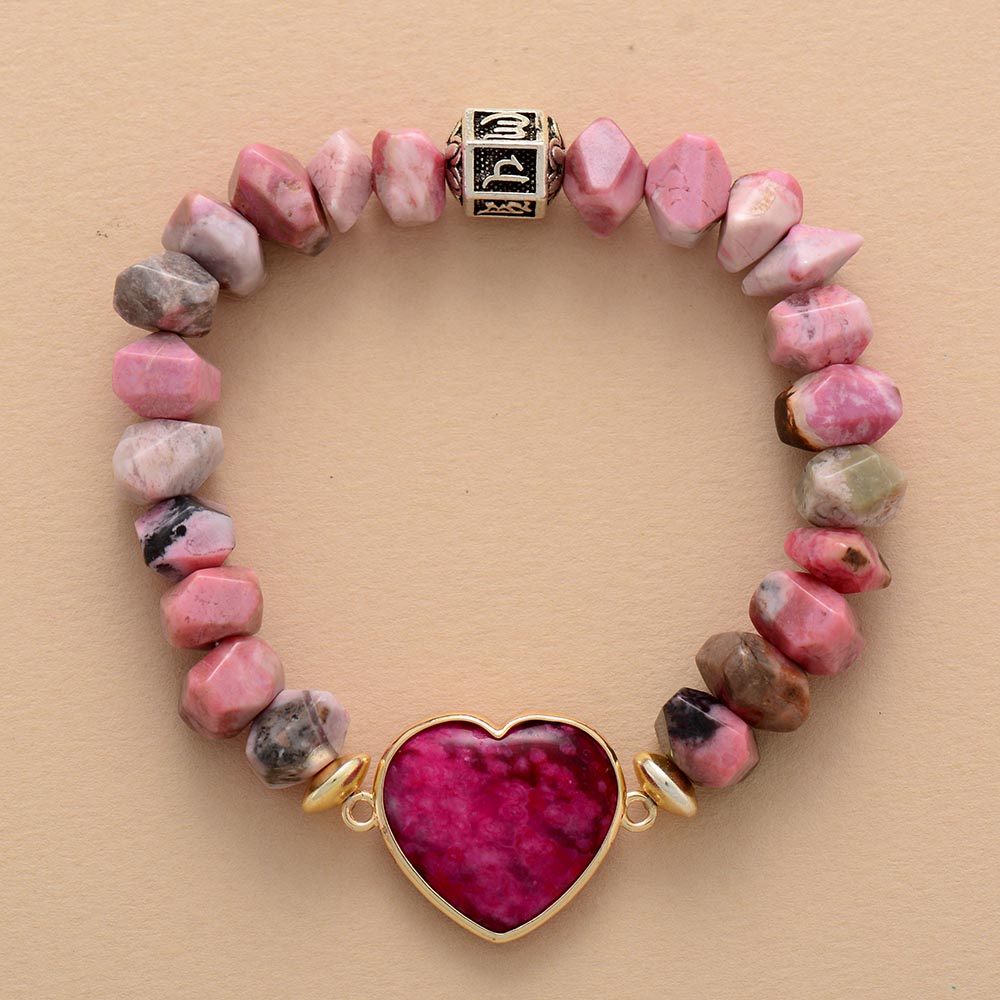 Rhodonite Love Stretch Bracelet