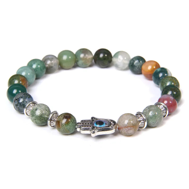 Natural Agate Protection Bracelet Unisex