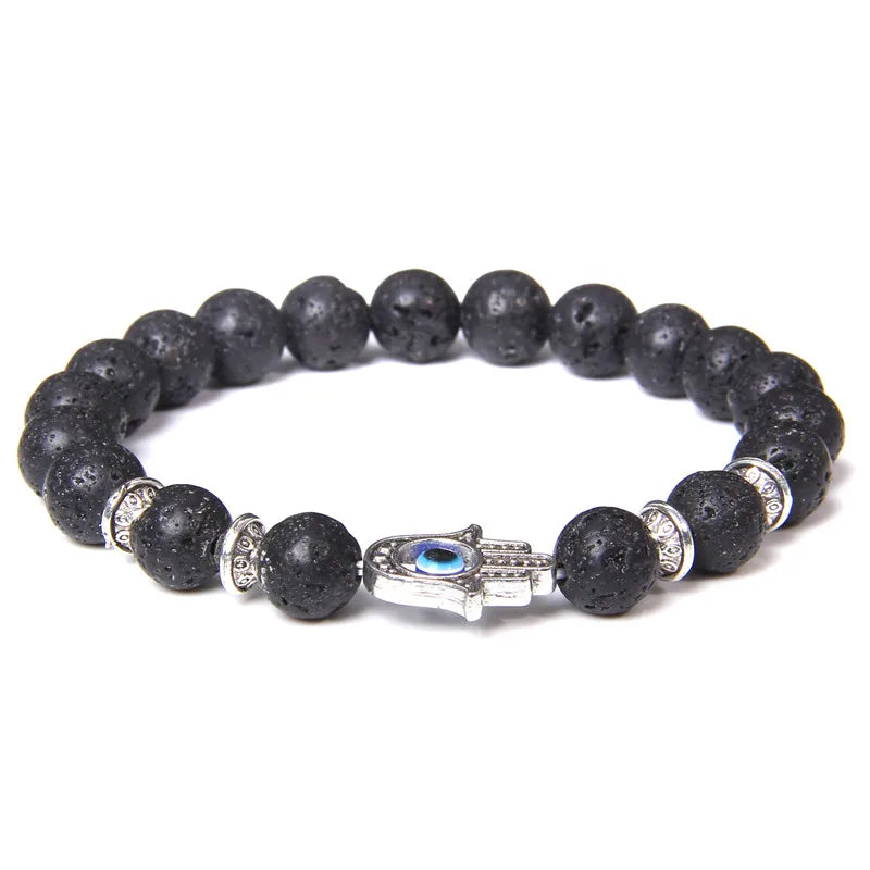 Natural Agate Protection Bracelet Unisex