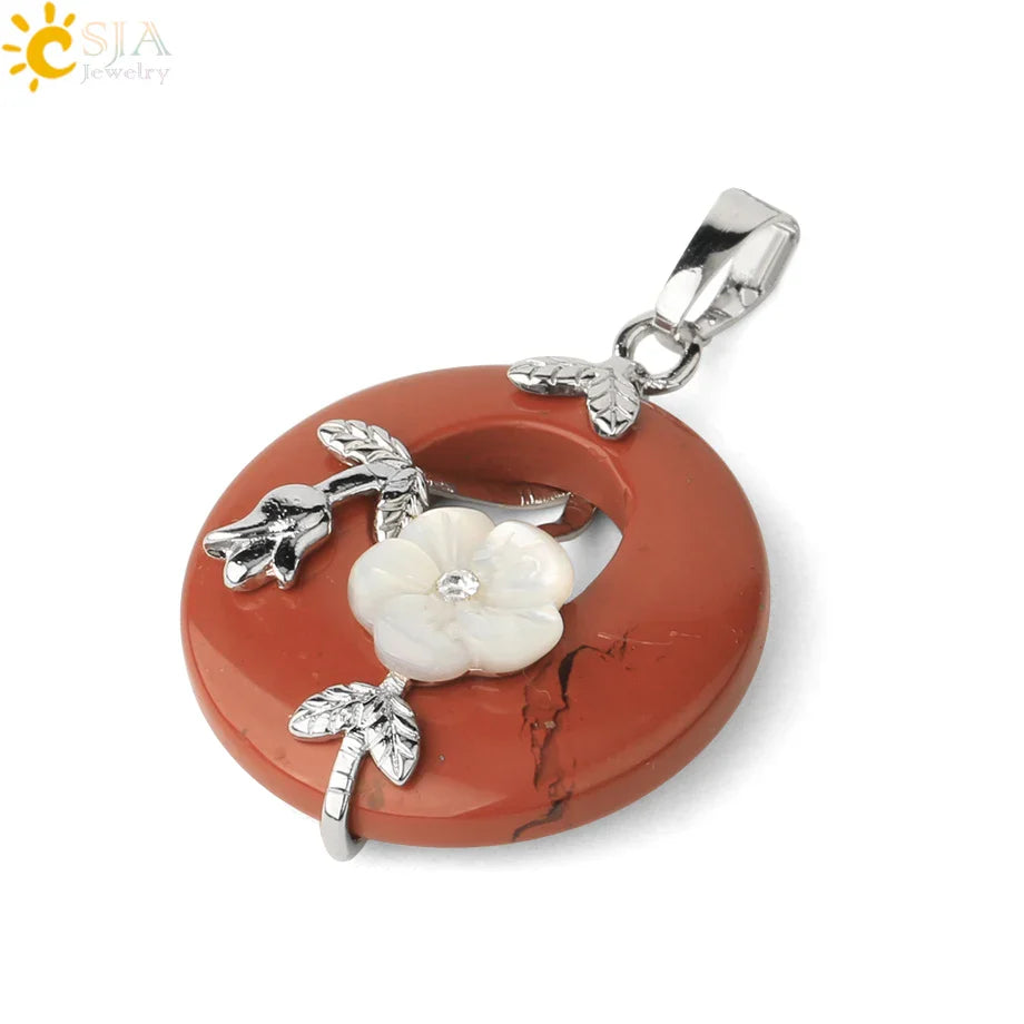 Amethyst Donut Pendant Energy And Balance