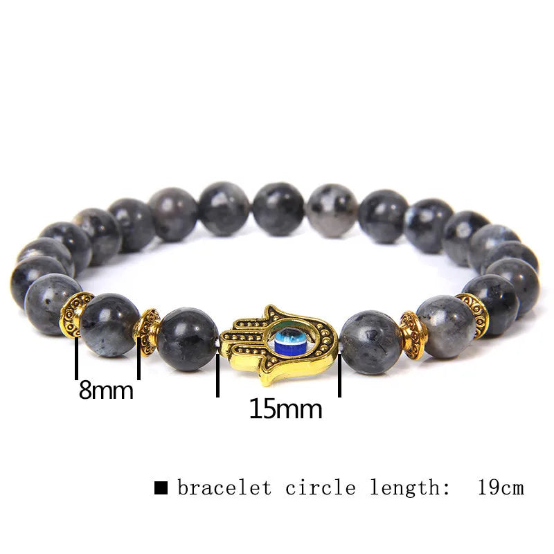 Natural Agate Protection Bracelet Unisex