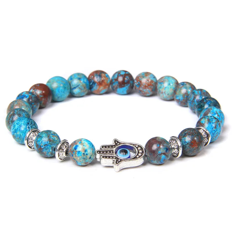 Natural Agate Protection Bracelet Unisex