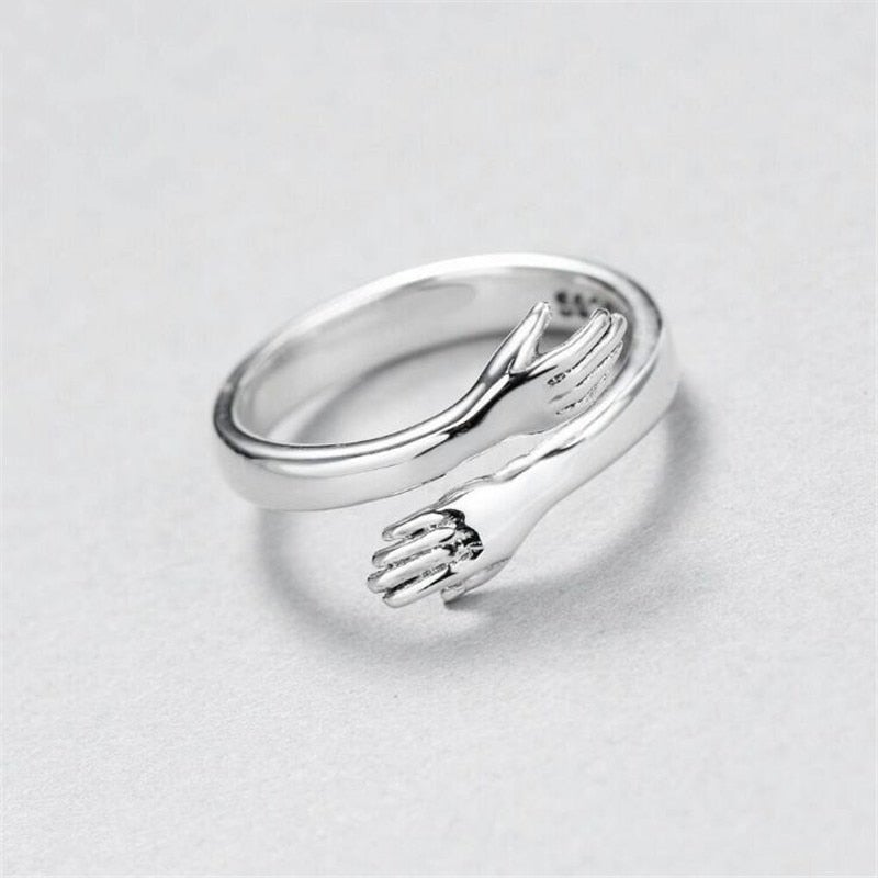 Forever Hug Ring in Silver