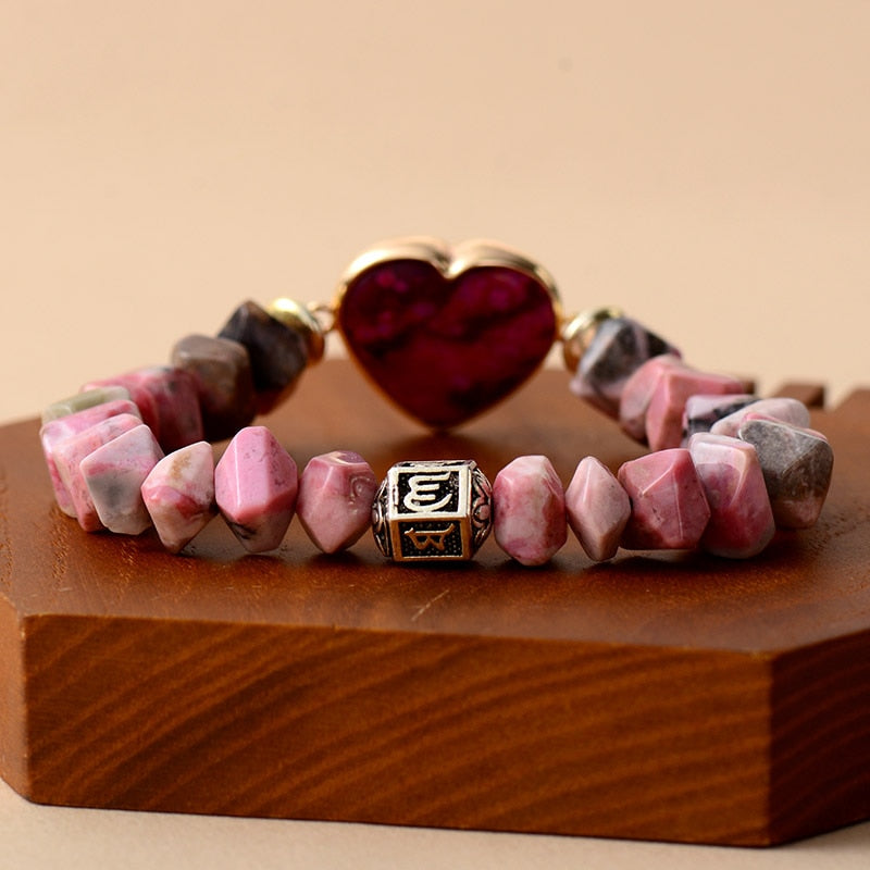 Rhodonite Love Stretch Bracelet