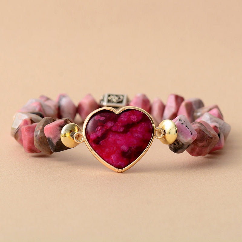 Rhodonite Love Stretch Bracelet