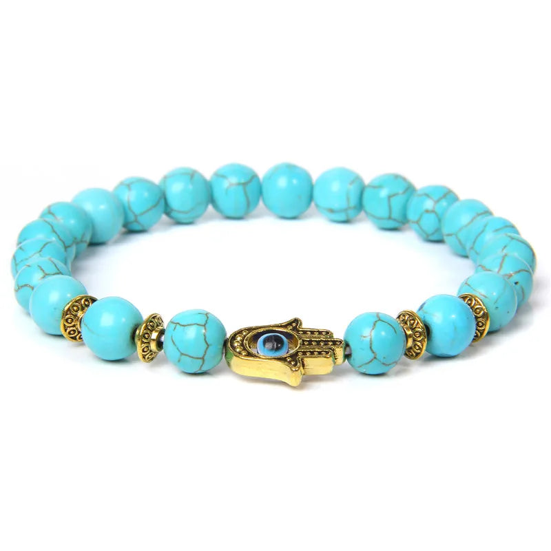 Natural Agate Protection Bracelet Unisex