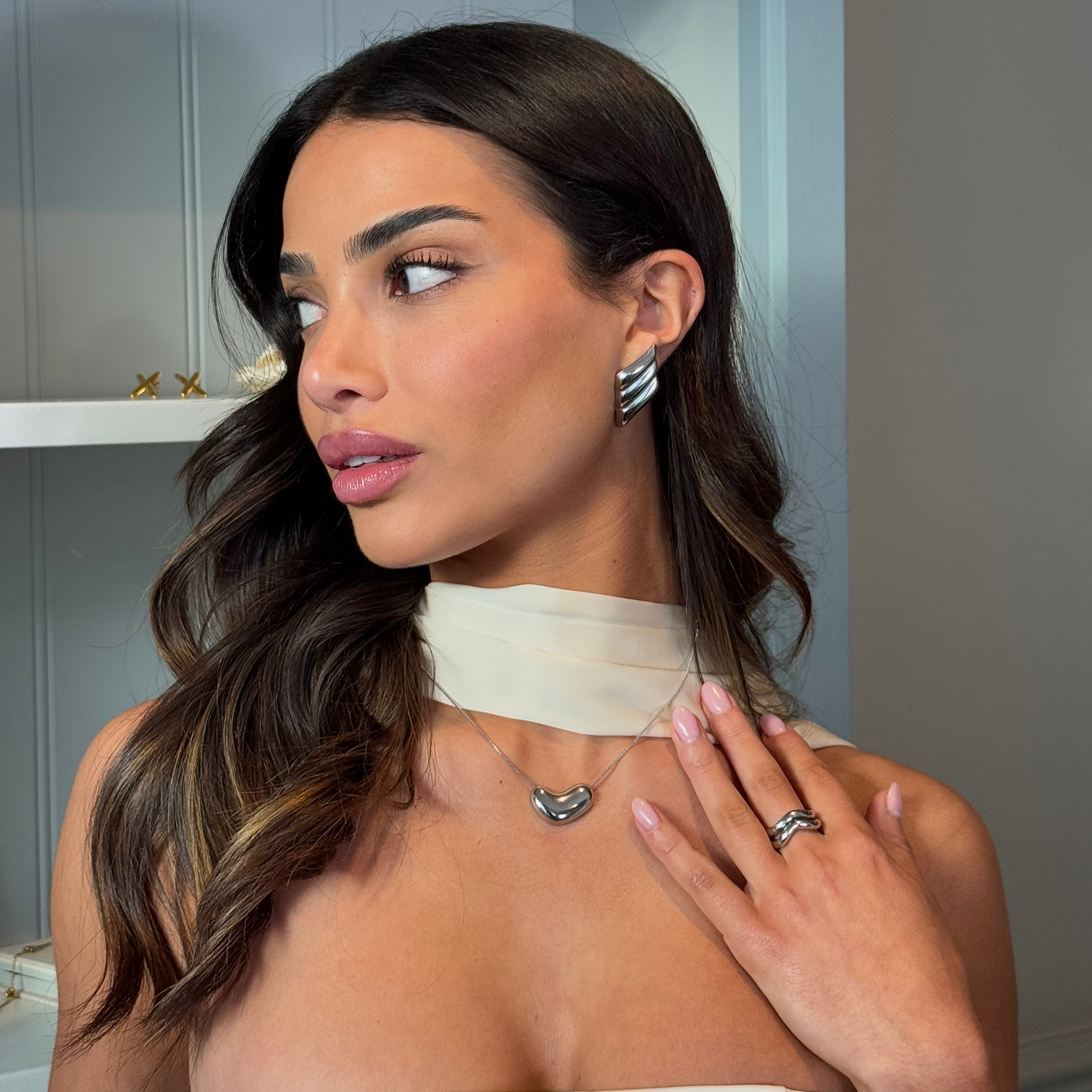 Cupid Earrings - Silver