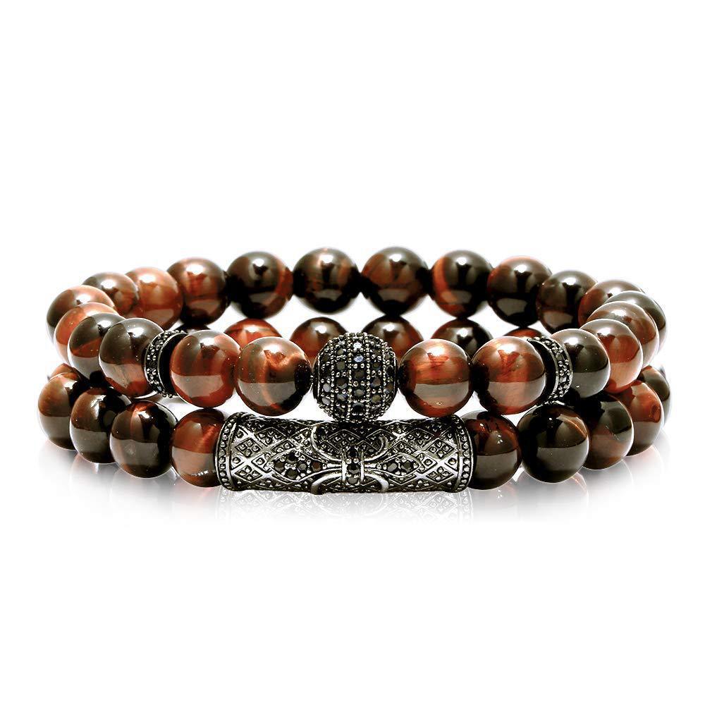 Tiger Eye Bracelet Unisex Natural Stone Collection Elite