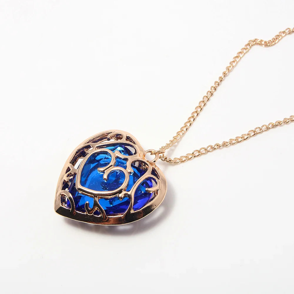 Handcrafted Crystal Heart Necklace For Love For Women